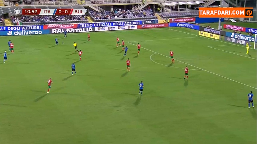 خلاصه بازی ایتالیا 1-1 بلغارستان (انتخابی جام جهانی - 2021)