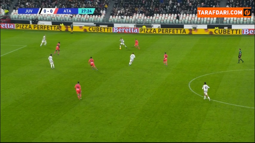 گل دوان زاپاتا به یوونتوس (یوونتوس 0-1 آتالانتا)
