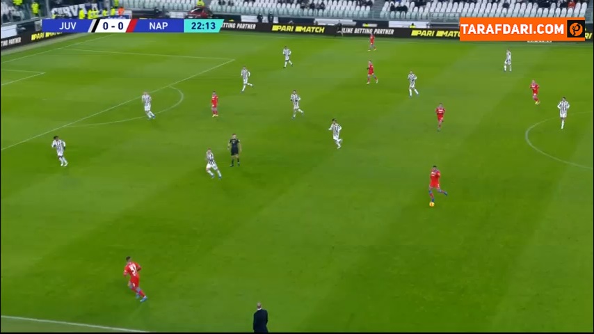 گل دریس مرتنز به یوونتوس (یوونتوس 0-1 ناپولی) 