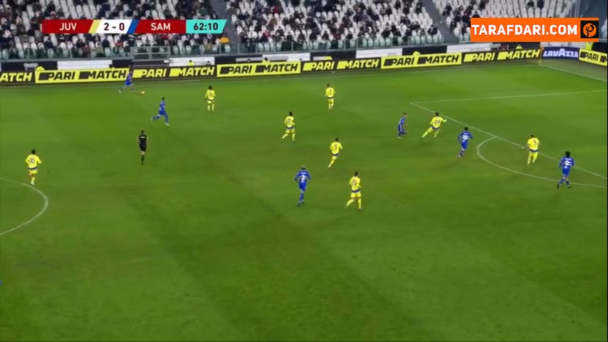 گل آندره آ کونتی به یوونتوس (یوونتوس 2-1 سمپدوریا)