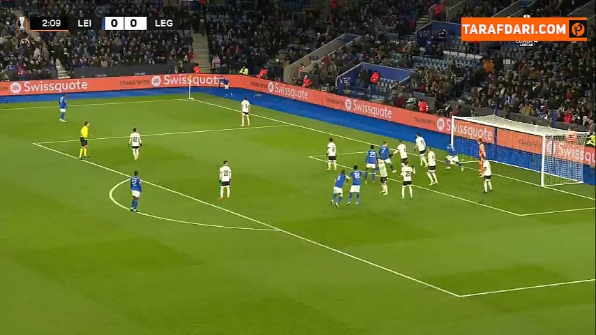 خلاصه بازی لسترسیتی 3-1 لژیا ورشو (لیگ اروپا - 2021/22)