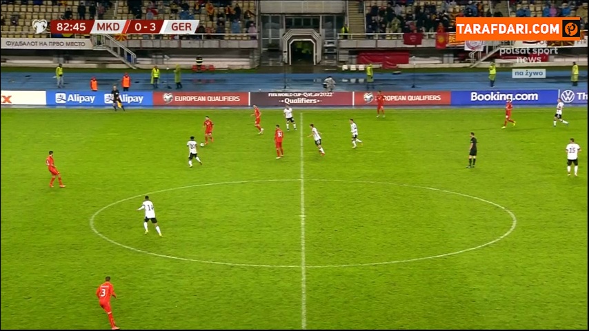 گل جمال موسیالا به مقدونیه (مقدونیه 0-4 آلمان)
