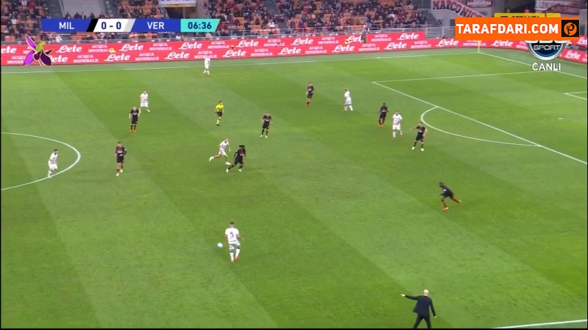 گل جانلوکا کاپراری به میلان (میلان 0-1 هلاس ورونا)