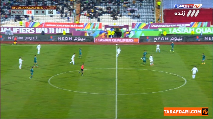 گل مهدی طارمی به عراق که در موقعیت آفساید به ثمر رسید (ایران 0-0 عراق)