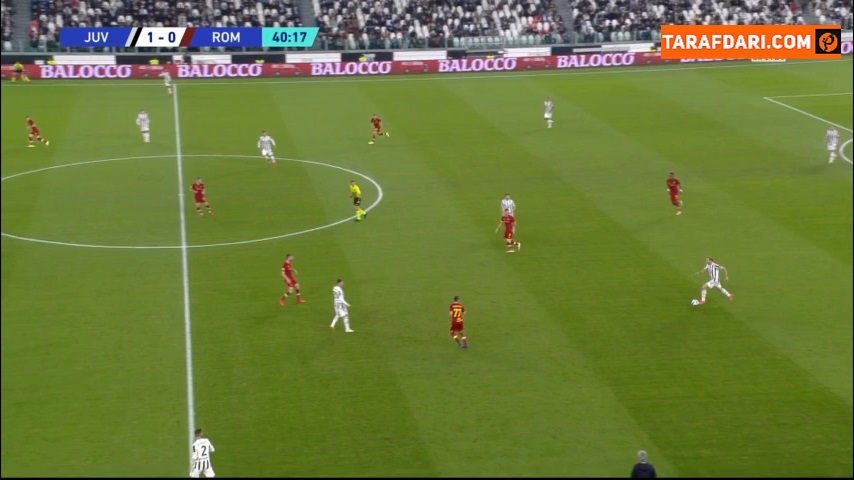 پنالتی از دست رفته جردن ورتو مقابل یوونتوس روی واکنش شزنی (یوونتوس 1-0 آاس رم)