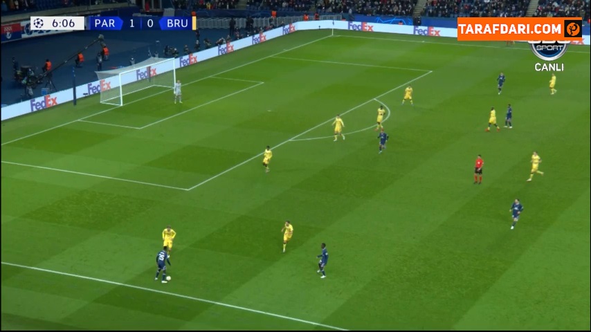 گل دوم کیلیان ام باپه به بروخه (پاری سن ژرمن 2-0 بروخه)