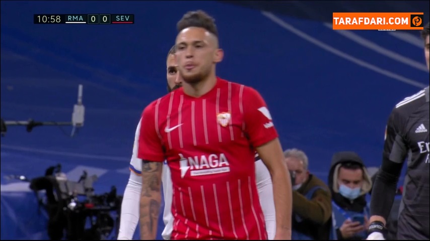 گل رافا میر به رئال مادرید (رئال مادرید 0-1 سویا)
