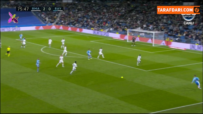 گل رادامل فالکائو به رئال مادرید (رئال مادرید 2-1 رایو وایکانو)