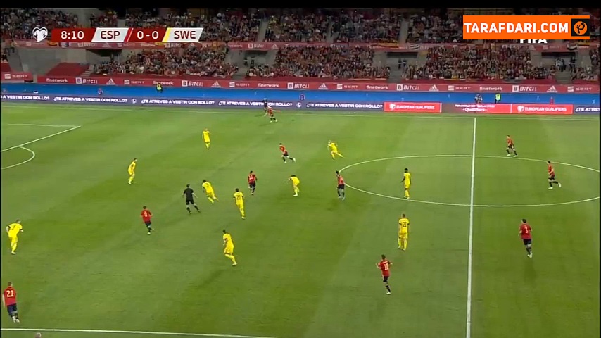 خلاصه بازی اسپانیا 1-0 سوئد (انتخابی جام جهانی - 2021)