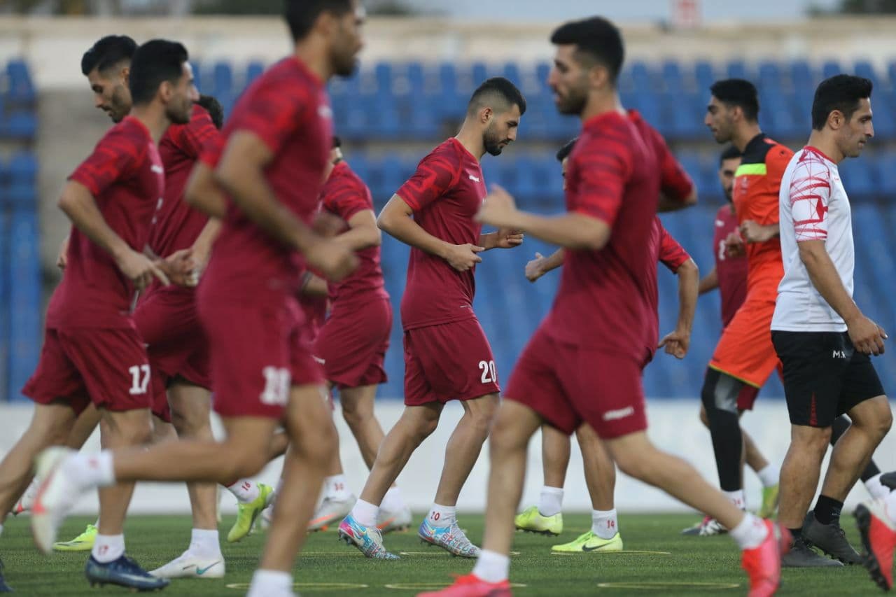 دست مهدی خانی در تمرین پرسپولیس شکست