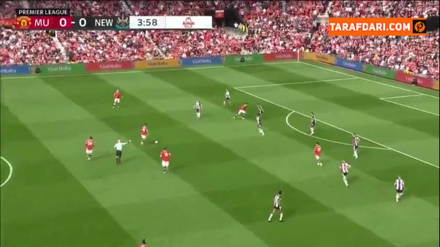 خلاصه بازی منچستریونایتد 4-1 نیوکاسل (لیگ برتر انگلیس - 2021/22)