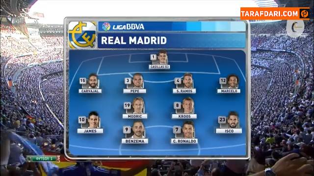 پلی به گذشته - برتری 3-1 رئال مادرید مقابل بارسلونا در رقابت های لالیگا (2014/10/25) / فیلم