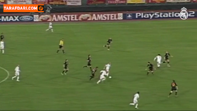 برتری 3-0 رئال مادرید مقابل آاس رم در ورزشگاه المپیکو با بریس لوئیس فیگو (2004/12/8) / فیلم