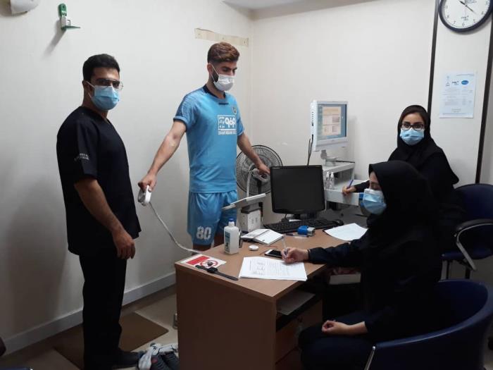 تست پزشکی پیش فصل بازیکنان سپاهان