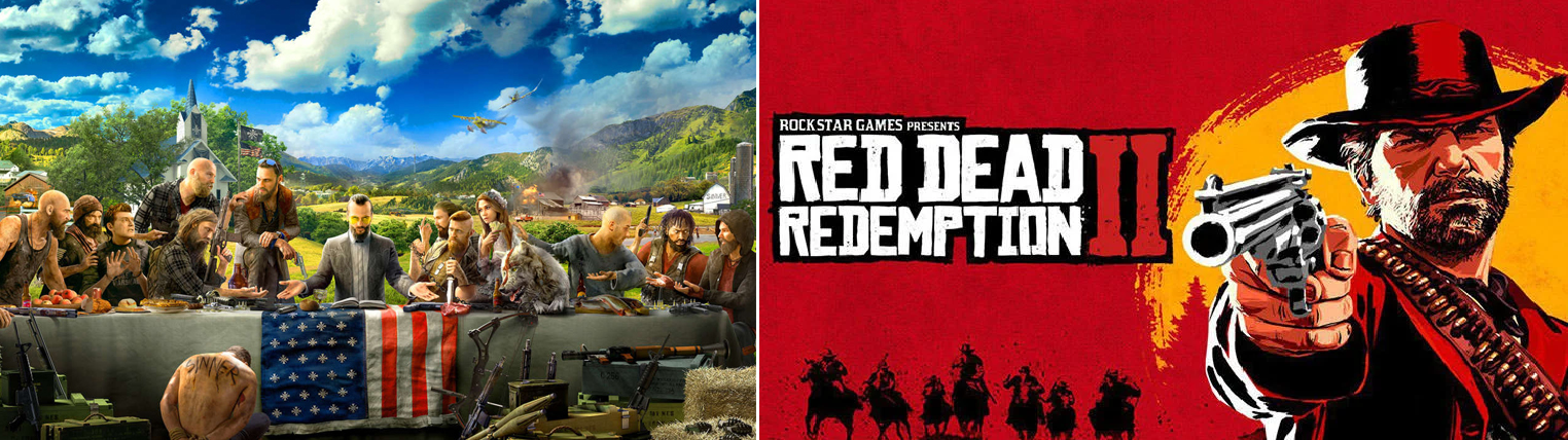 مقایسه ی جزئیات Farcry 5 و Red Dead Redemption 2 ؛ شاهکار هایی از یوبیسافت و راک استار !