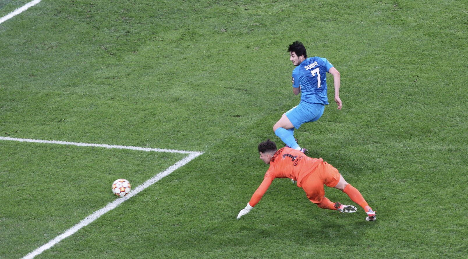 زنیت سن پترزبورگ 3 - 3 چلسی؛ سردار آزمون سرگروهی را از قهرمان اروپا ربود!