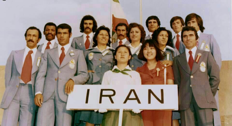 عکسی تاریخی از ستارگان ورزش دو و میدانی ایران در کره جنوبی