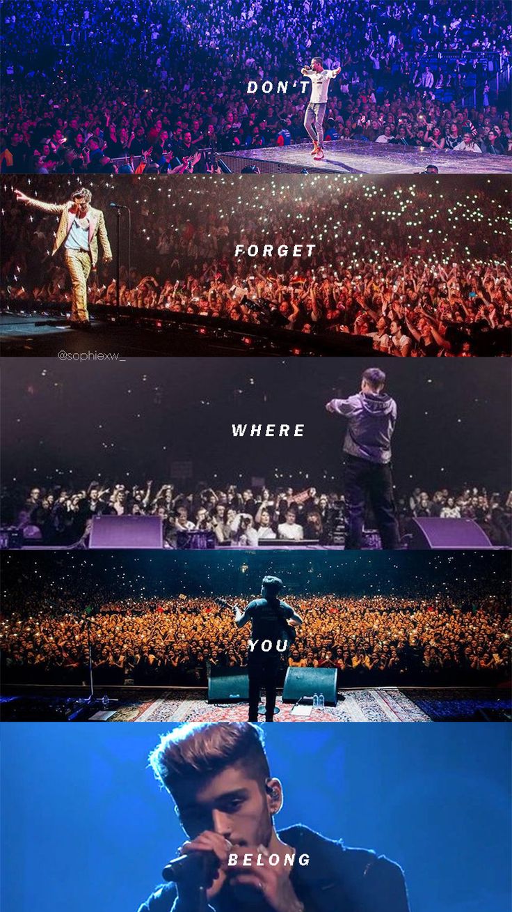 آهنگ Don't forget where you belong از One Direction به همراه متن و ترجمه