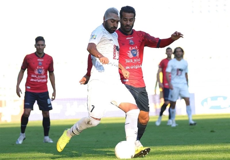 ذوب آهن 0-0 نساجی / تقسیم امتیازات در فولادشهر