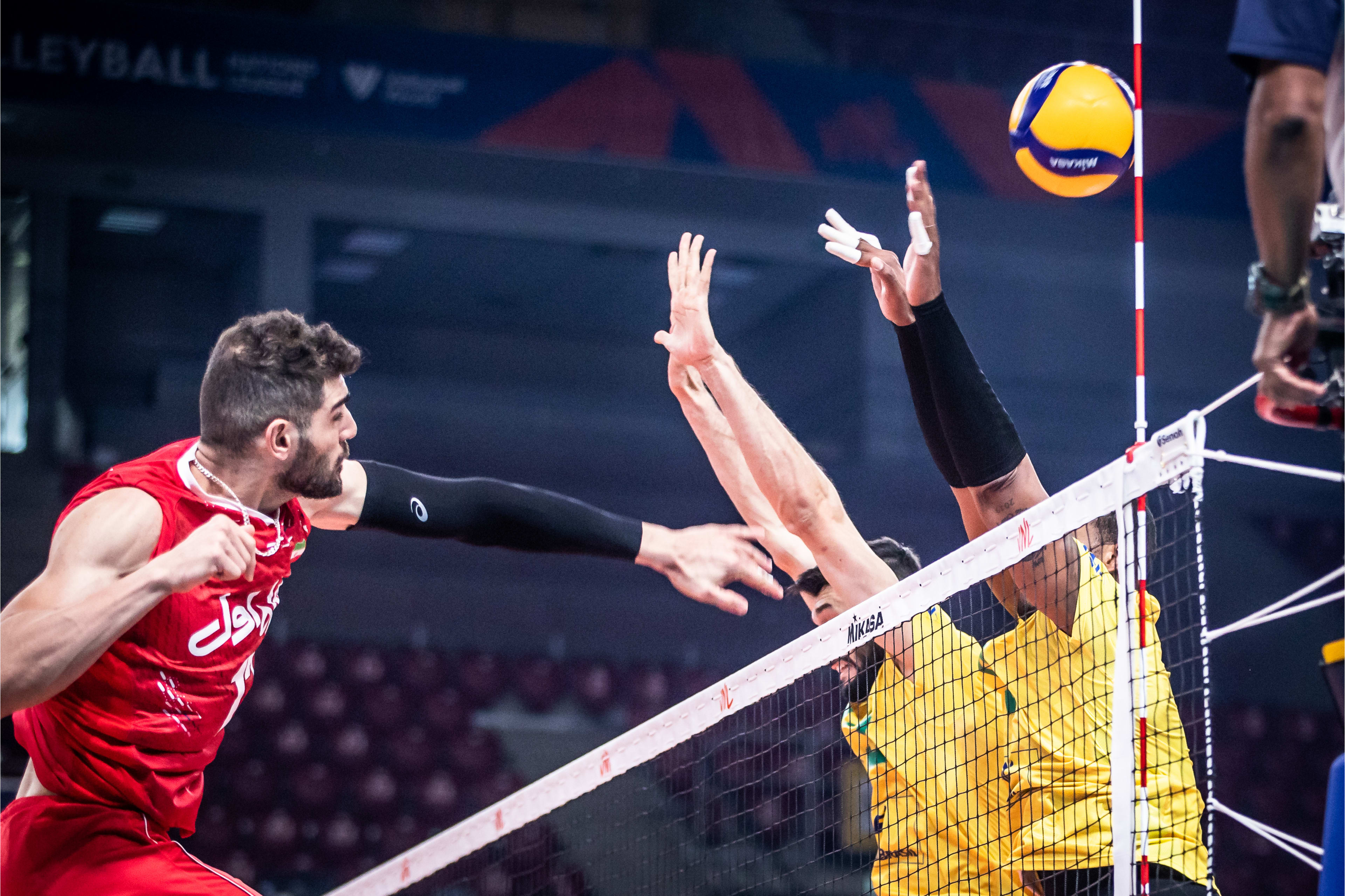 لیگ ملت های والیبال | ایران 0-3 برزیل / یک شکست دیگر