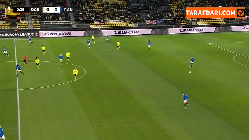 خلاصه بازی دورتموند 2-4 رنجرز (لیگ اروپا - 2021/22)