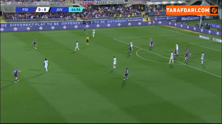 گل آلفرد دانکن به یوونتوس (فیورنتینا 1-0 یوونتوس)