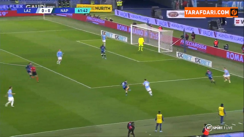 گل های زیبای دیدار لاتزیو 1-2 ناپولی (سری آ - 2021/22)