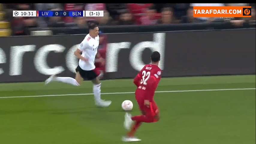 خلاصه بازی لیورپول 3-3 بنفیکا (لیگ قهرمانان اروپا - 2021/22)