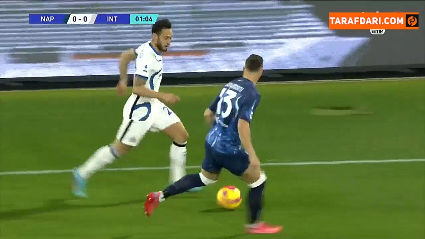 خلاصه بازی ناپولی 1-1 اینتر (سری آ - 2021/22)