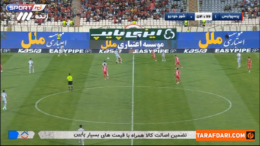گل دیدنی محمد ابراهیم رضازاده به پرسپولیس (پرسپولیس 1-1 پدیده) 
