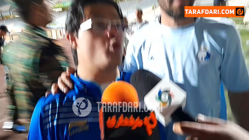 شهاب، هوادار استقلال: دوست دارم در جشن قهرمانی باشم / فیلم