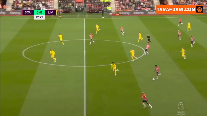 گل ناتان ردموند به لیورپول (ساوتهمپتون 1-0 لیورپول)