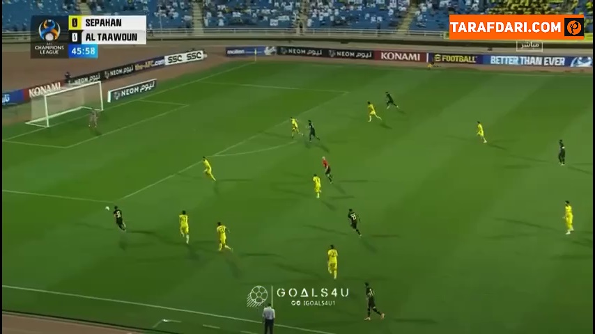 گل سميحان النابت به سپاهان (سپاهان 0-1 التعاون)