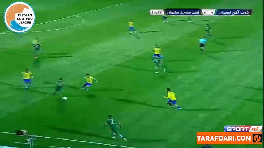 خلاصه بازی ذوب آهن 0-1 نفت مسجد سلیمان (لیگ برتر ایران - 1400/01)