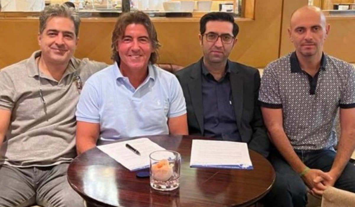 برادرزاده آجورلو و شهراد ناظمی کنار سرمربی جدید استقلال