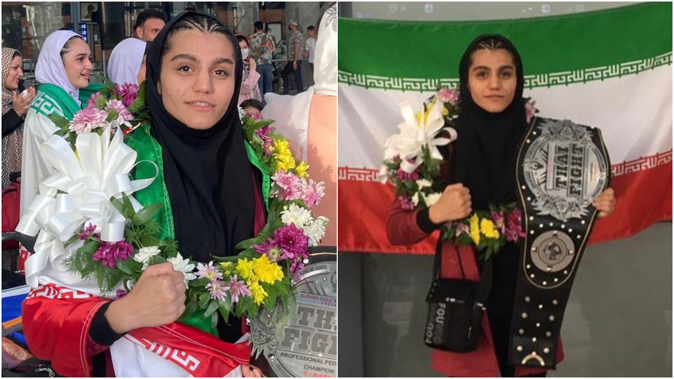 پیروزی فاطمه حسینی در انتخابی المپیاد رزمی موی تای