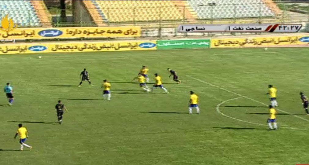 نفت آبادان 1-1 نساجی / توقف تکراری!