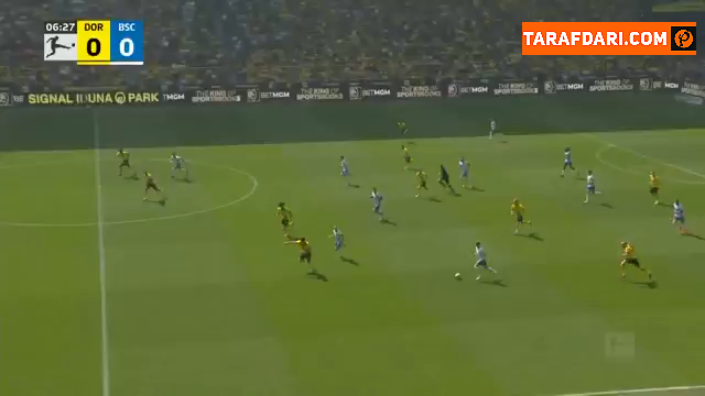 خلاصه بازی دورتموند 2-1 هرتابرلین (بوندسلیگا - 2021/22)