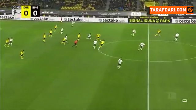 خلاصه بازی دورتموند 6-0 مونشن گلادباخ (بوندسلیگا آلمان - 2021/22)