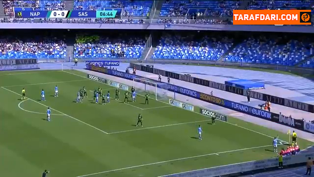 گل های بازی ناپولی 6-1 ساسولو (سری آ ایتالیا - 2021/22)