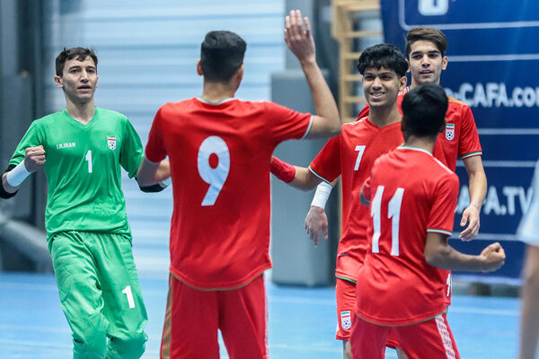 مسابقات قهرمانی آسیای مرکزی؛ پیروزی پرگل تیم فوتسال جوانان ایران برابر ازبکستان