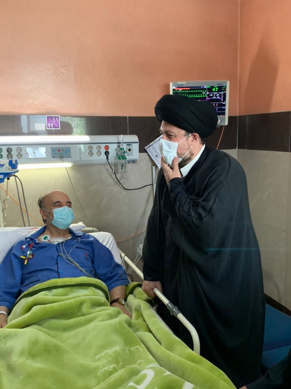 عیادت سیدحسن خمینی از مسعود سلطانی فر