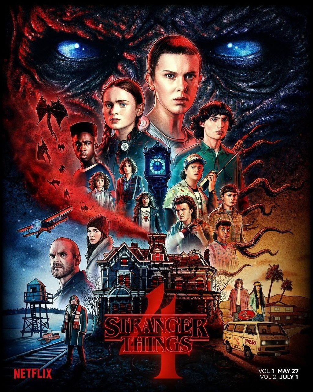 نقد و بررسی پارت اول از فصل چهارم سریالstranger things