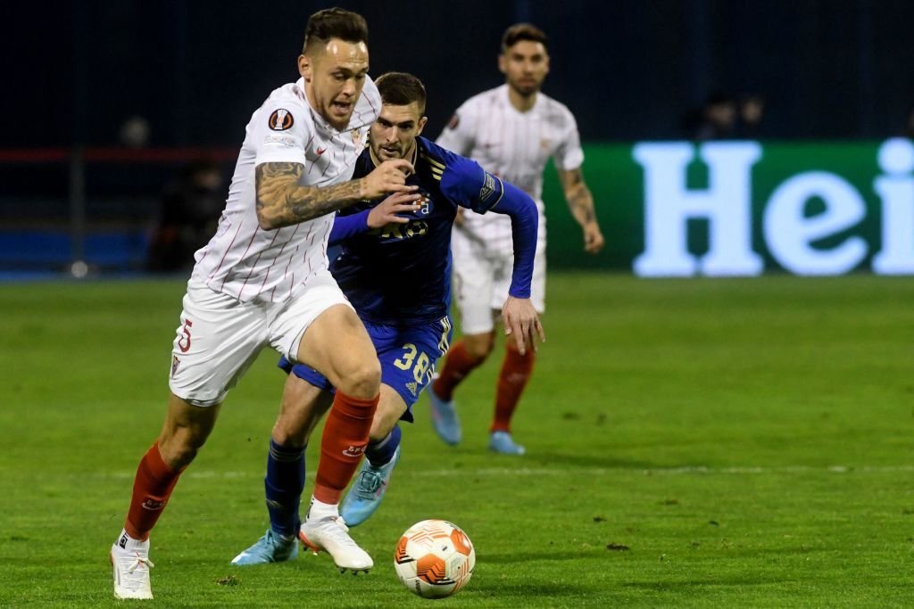 دینامو زاگرب 1-0 سویا؛ پادشاه به یک هشتم رسید