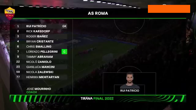 خلاصه بازی رم 1-0 فاینورد ( فینال لیگ کنفرانس اروپا 2021/22 )