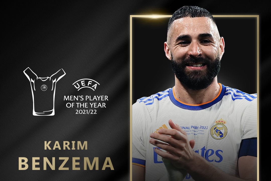 کریم بنزما، بهترین بازیکن سال 2022 یوفا