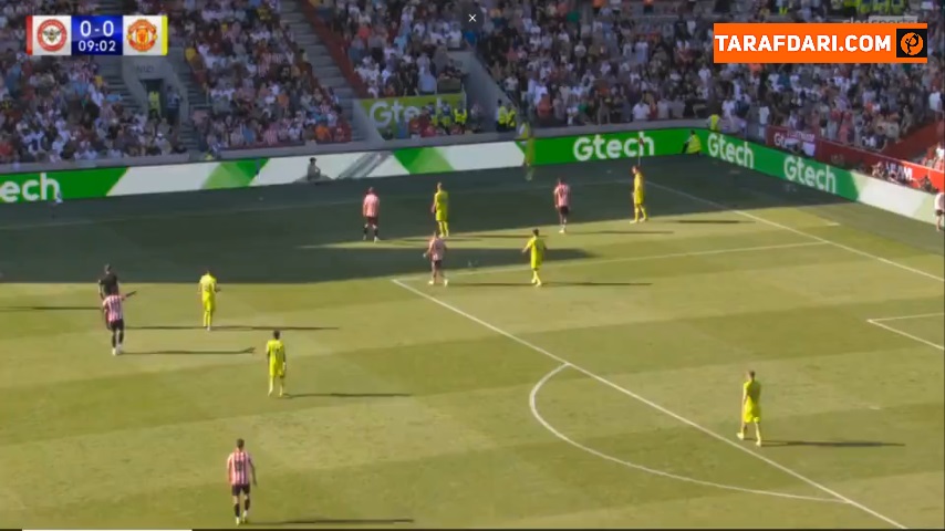 گل داسیلوا به منچستریونایتد روی اشتباه دخیا (برنتفورد 1-0 منچستریونایتد)