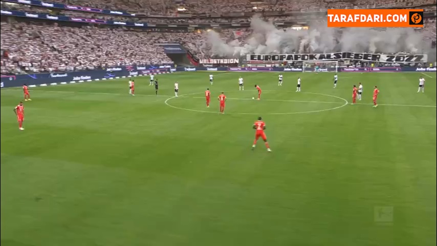خلاصه بازی آینتراخت فرانکفورت 1-6 بایرن مونیخ (بوندسلیگا - 2022/23)