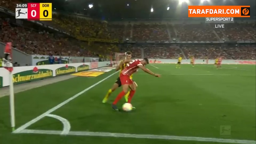 گل میشائیل گرگوریش به دورتموند (فرایبورگ 1-0 دورتموند) 