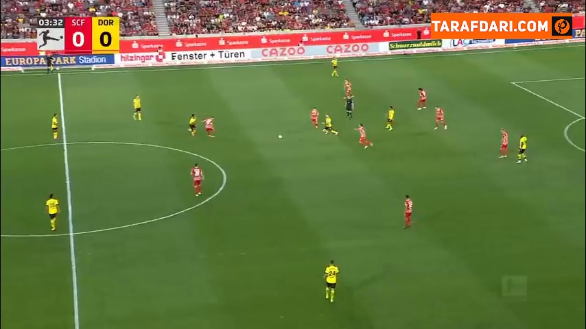 خلاصه بازی فرایبورگ 1-3 دورتموند (بوندسلیگا - 2022/23)